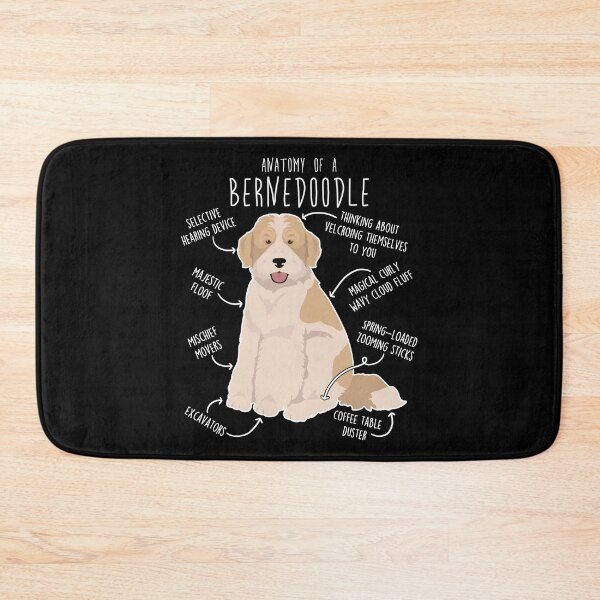 Item preview, Bernedoodle Parti Recessive Yellow Bicolor Dog Anatomy designed and sold by Clara Hollins.