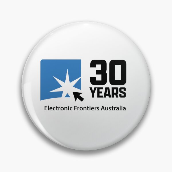 Item preview, EFA 30 Years Compact Design (Positive print) designed and sold by Electronic Frontiers Australia.