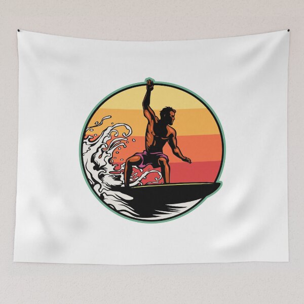Item preview, The Surfing Man designed and sold by CookiesMerch.