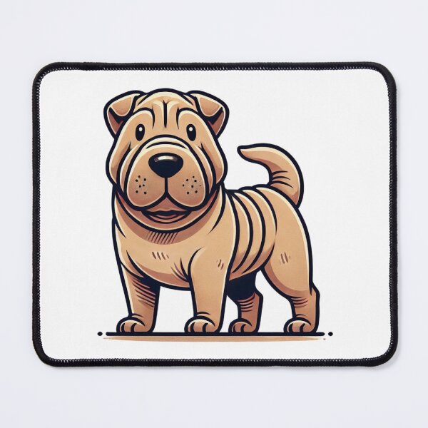 Item preview, Cute Shar Pei Dog Art designed and sold by NoelaniArt.