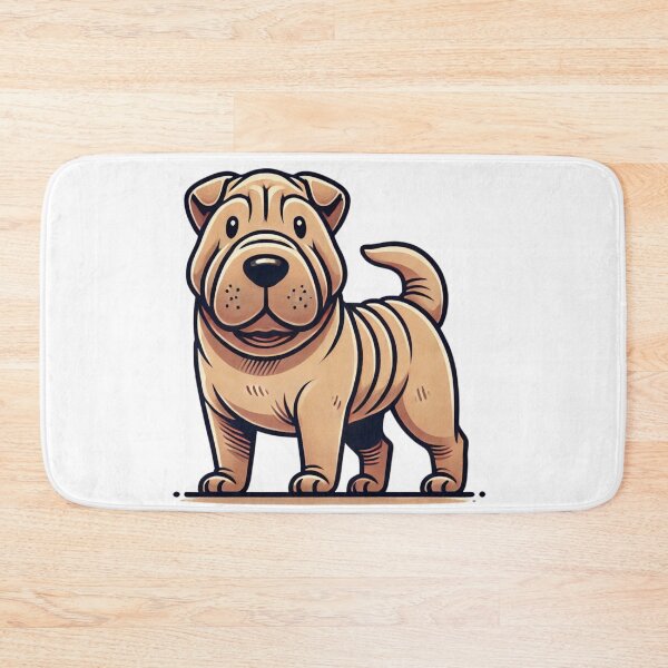 Item preview, Cute Shar Pei Dog Art designed and sold by NoelaniArt.