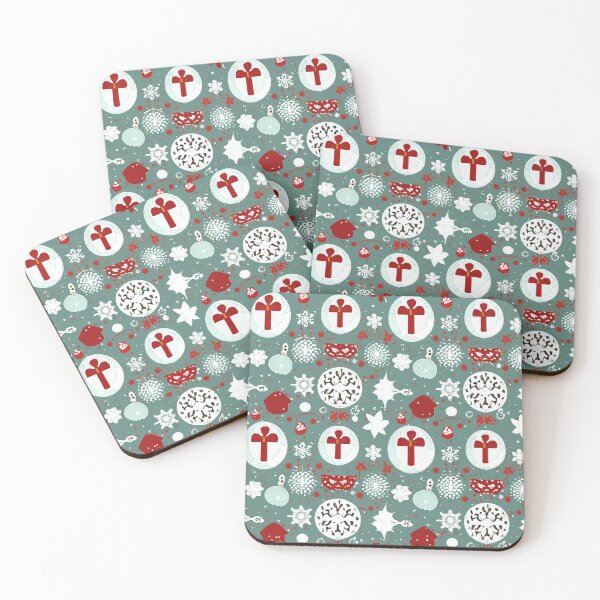 Item preview, Enchanted Christmas Pattern designed and sold by Clara Fruggeri.