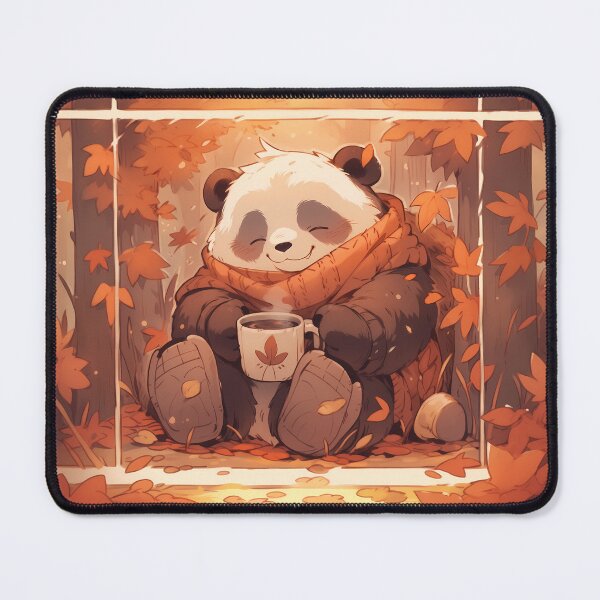 Item preview, Panda chilling in October designed and sold by WoollenLlama.