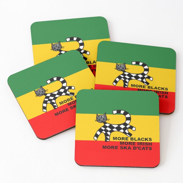 Item preview, More Blacks, More Irish, More Ska d'cats designed and sold by shrewdmovenet.