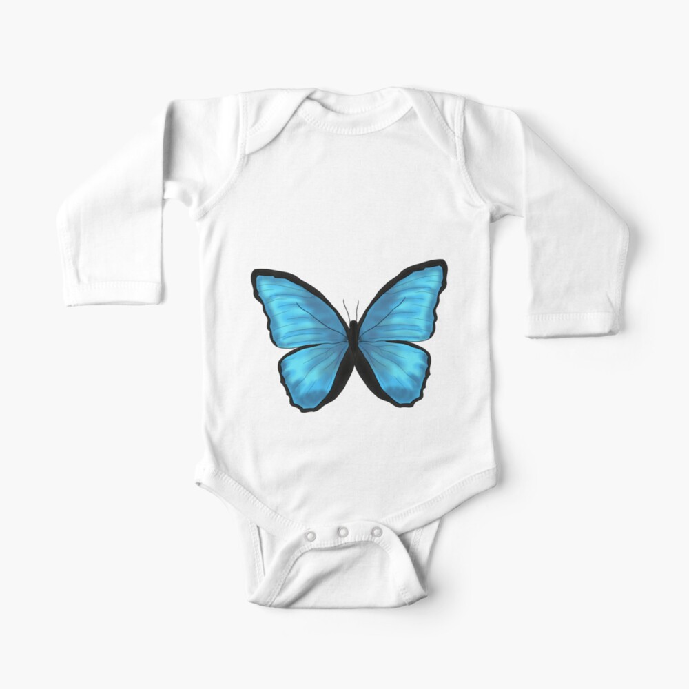 Blue Butterfly Life Is Strange Baby One Piece By Simplyconnor Redbubble