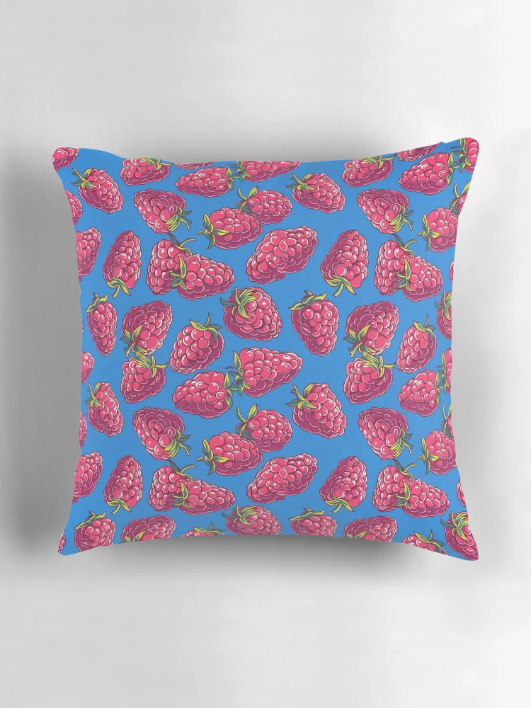 Thumbnail 3 of 4, Pillow, Graphics Raspberry Pattern designed and sold by wonderpix.