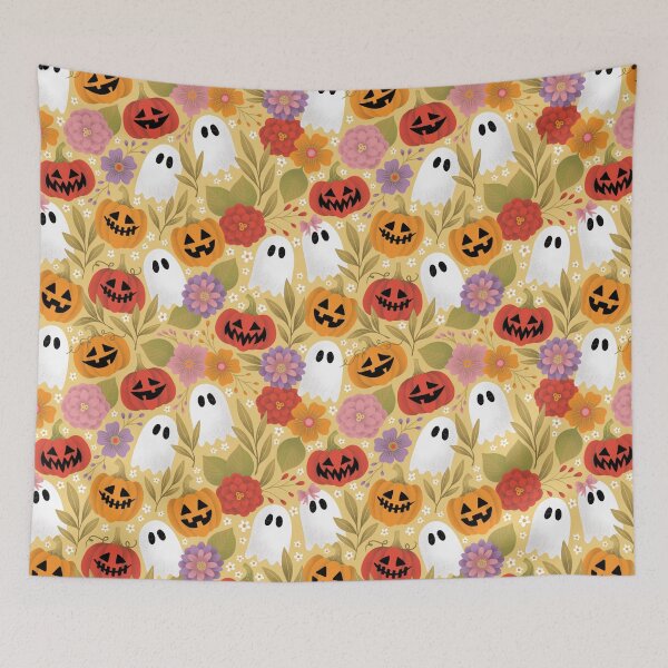 Item preview, Groovy Ghosts and Pumpkins designed and sold by meghanmarie.