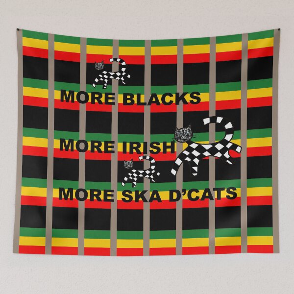 Item preview, More Blacks, More Irish, More Ska d'cats designed and sold by shrewdmovenet.