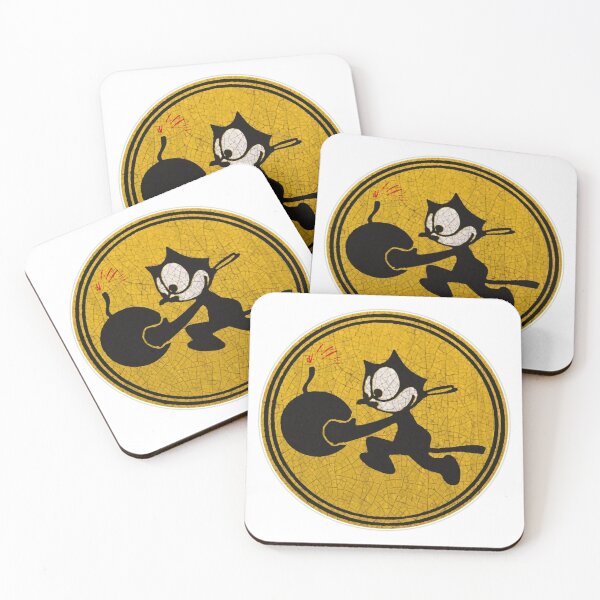 Item preview, WW2 Cat Bomber Patch USA Waterproof Vinyl Window Bumper Sticker Decal Decal World War II designed and sold by PIXEL POP DESIGNS - Beyond the Norm!.