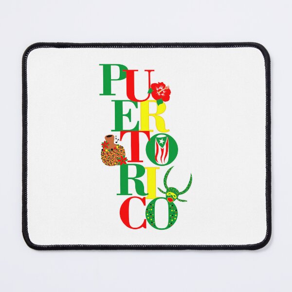 Item preview, Puerto Rico Afro Boricua Flag Green Yellow Red Black Hibiscus Flower Vejigante Mask Shekere designed and sold by byDarling.