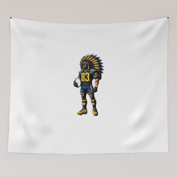 Item preview,  INDIAN Football american blue yallow team designed and sold by Yas_oma.