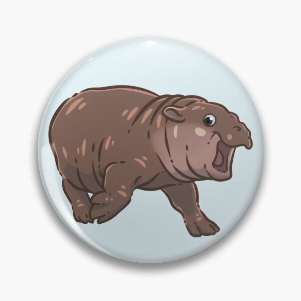 Item preview, Moo deng baby hippo panik designed and sold by SakuyasArt.
