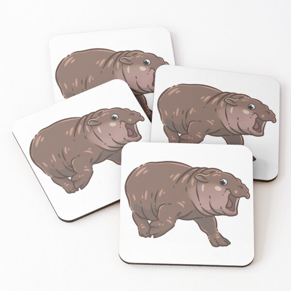 Item preview, Moo deng baby hippo panik designed and sold by SakuyasArt.
