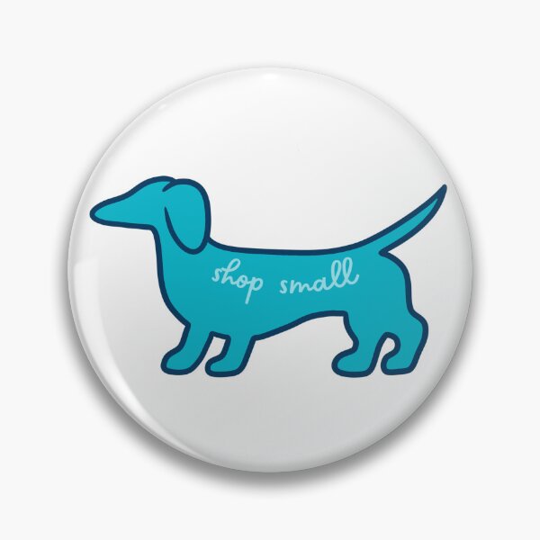 Item preview, Shop Small Dachshund- Teal designed and sold by NDeYoungLLC.
