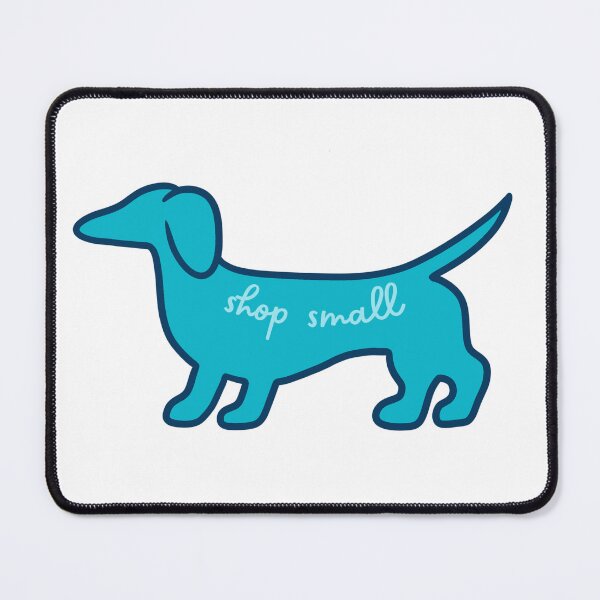 Item preview, Shop Small Dachshund- Teal designed and sold by NDeYoungLLC.