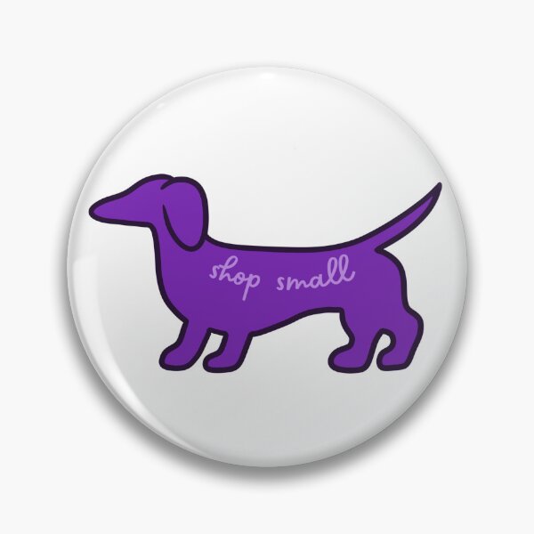 Item preview, Shop Small Dachshund- Purple designed and sold by NDeYoungLLC.