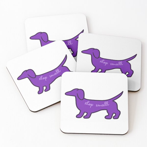 Item preview, Shop Small Dachshund- Purple designed and sold by NDeYoungLLC.