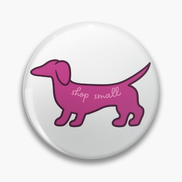 Item preview, Shop Small Dachshund- Pink designed and sold by NDeYoungLLC.