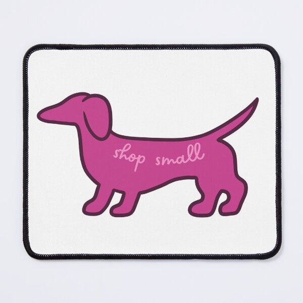Item preview, Shop Small Dachshund- Pink designed and sold by NDeYoungLLC.