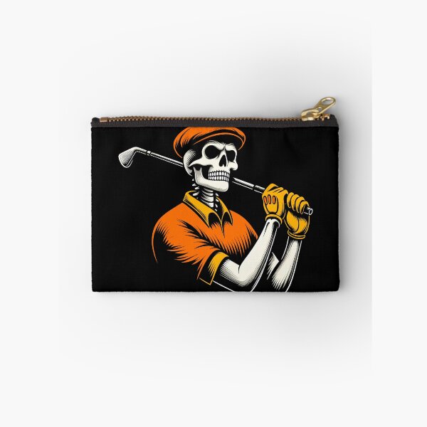 Aperçu de l'œuvre Squelette de golfeur - Costume d'Halloween amusant Crâne de golfeur jouant au golf créée et vendue par JUSTBEELEGANT.