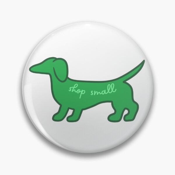 Item preview, Shop Small Dachshund- Green designed and sold by NDeYoungLLC.