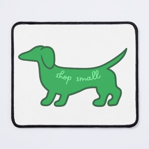 Item preview, Shop Small Dachshund- Green designed and sold by NDeYoungLLC.