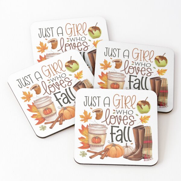 Item preview, Just a Girl Who Loves Fall – Cozy Autumn Design designed and sold by GemBob Creations.