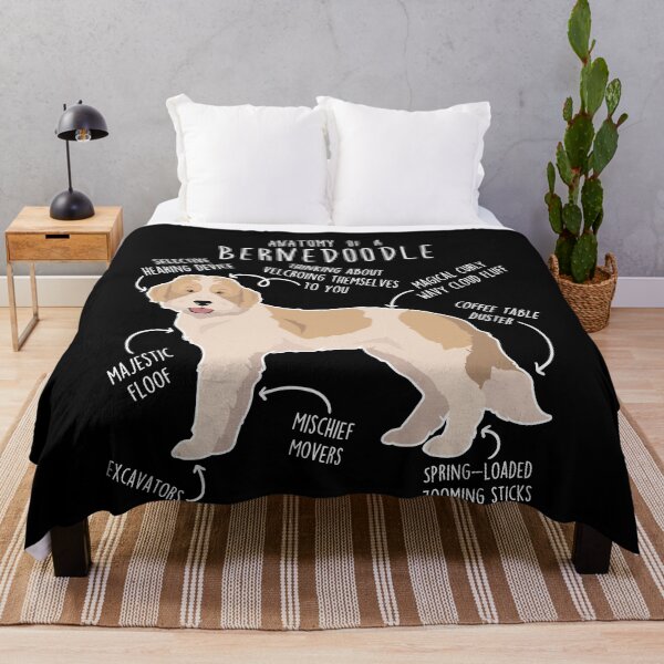 Item preview, Bernedoodle Parti Recessive Yellow Bicolor Dog Anatomy designed and sold by Clara Hollins.