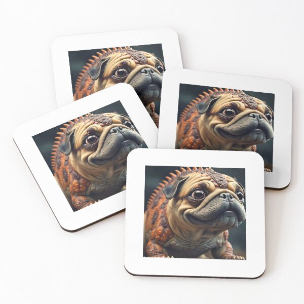 Item preview, pug dino designed and sold by pug-maniac.