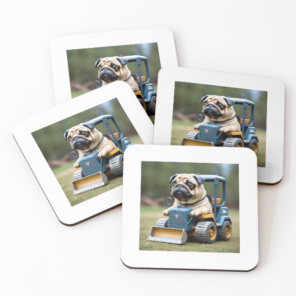 Item preview, pug dozzer designed and sold by pug-maniac.