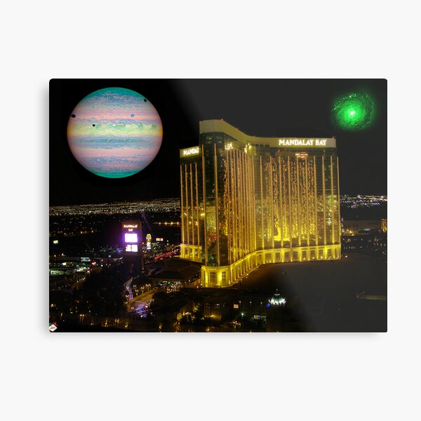 Mandalay Bay and Jupiter Metal Print