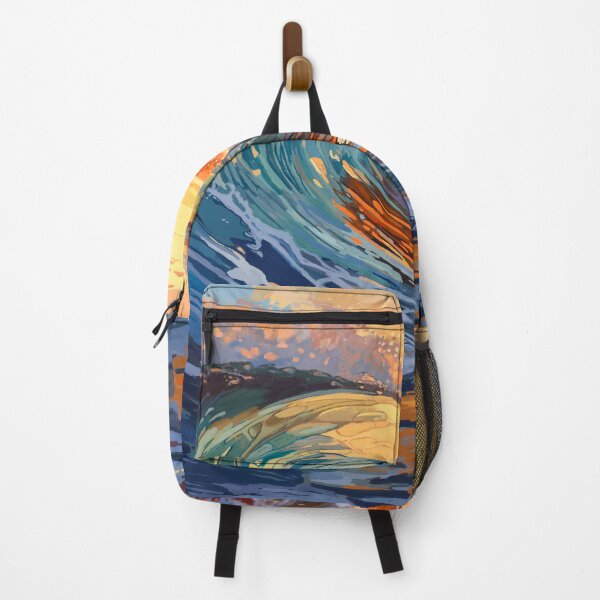 Item preview, Ocean Curl at Sunset designed and sold by MarkRossArt.