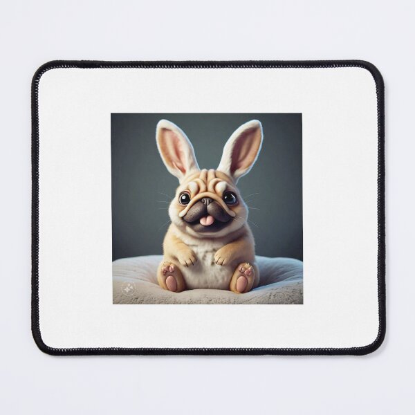 Item preview, pug bunny designed and sold by pug-maniac.