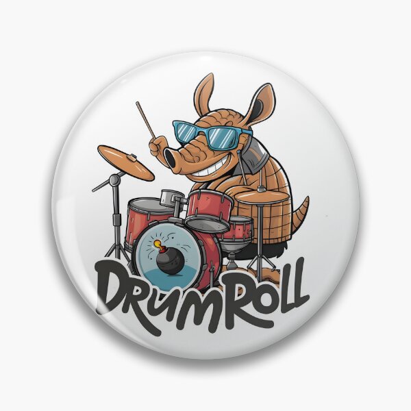 Item preview, Armadillo Playing Drums designed and sold by dolla-designs-.