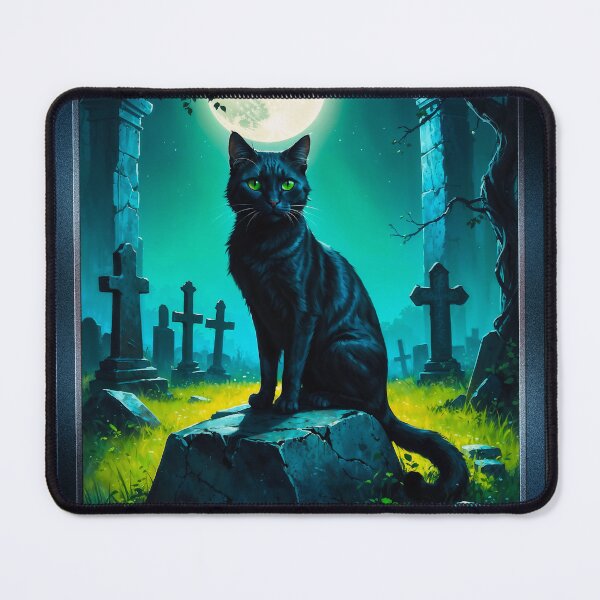 Item preview, Keeper Of The Graveyard Haunting Halloween AI Concept Art by Xzendor7 designed and sold by Xzendor7 Digital Art Creations.