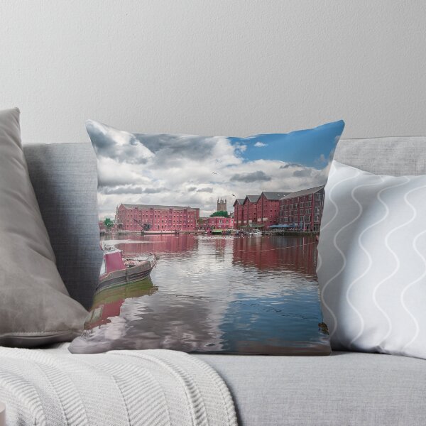 Item preview, The old Gloucester Docks looking towards the Cathedral designed and sold by MaclarenPhoto.