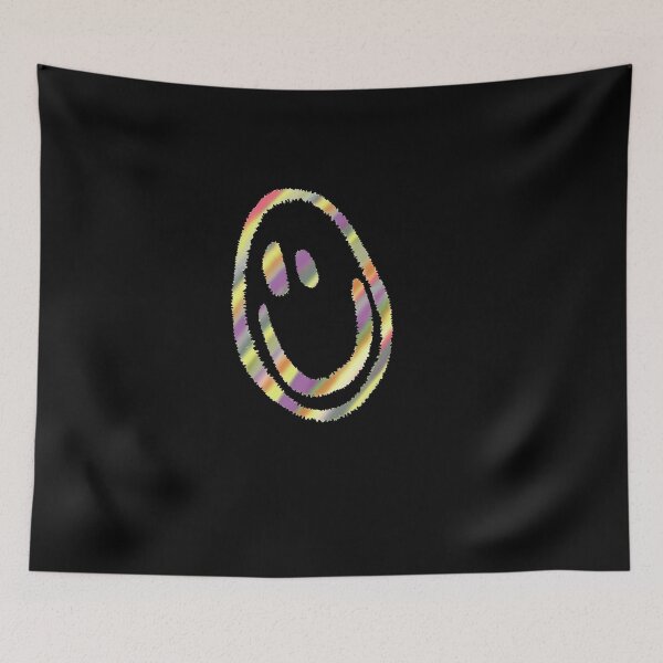 Item preview, Furry Smiley Face - Stripey designed and sold by Bad Zombie .