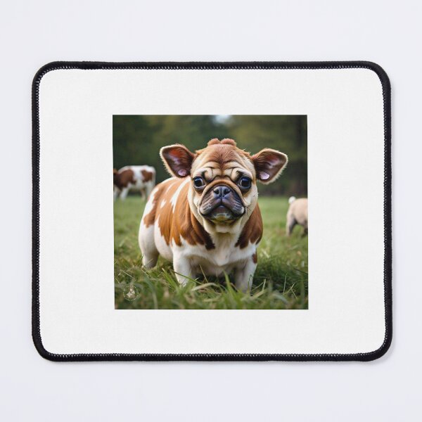 Item preview, puggy cow designed and sold by pug-maniac.
