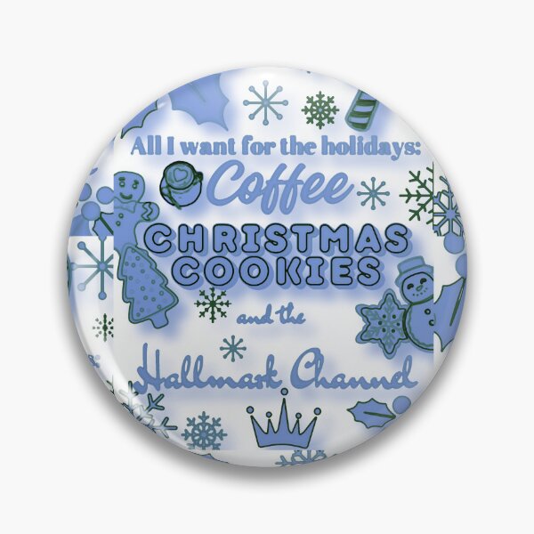 Item preview, Rustic Blue -  Coffee, Christmas Cookies, and Hallmark Channel Magic ✨☕ designed and sold by Earth Nature Creations.