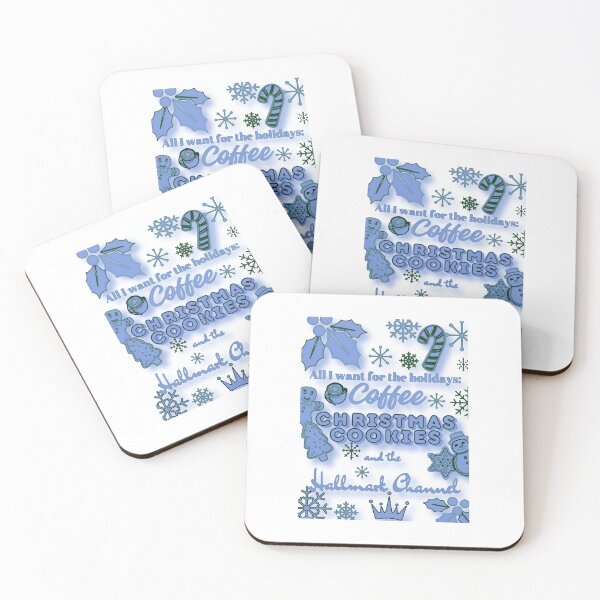 Item preview, Rustic Blue -  Coffee, Christmas Cookies, and Hallmark Channel Magic ✨☕ designed and sold by Earth Nature Creations.