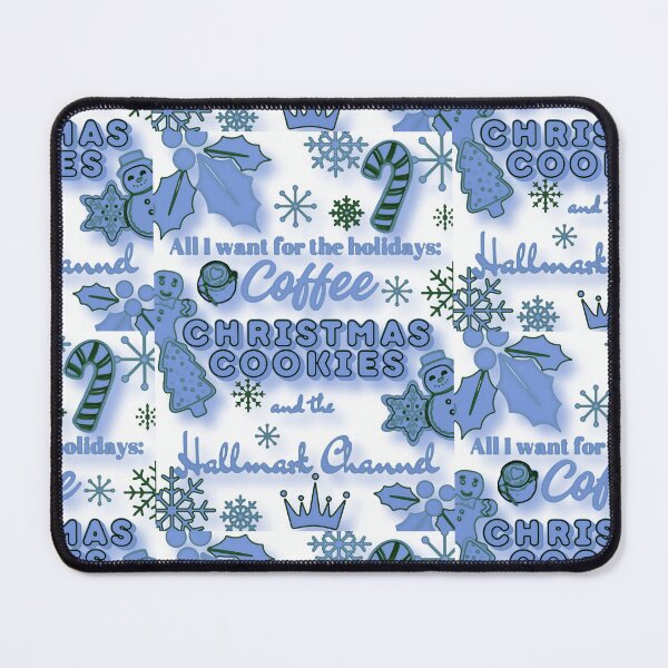 Item preview, Rustic Blue -  Coffee, Christmas Cookies, and Hallmark Channel Magic ✨☕ designed and sold by Earth Nature Creations.