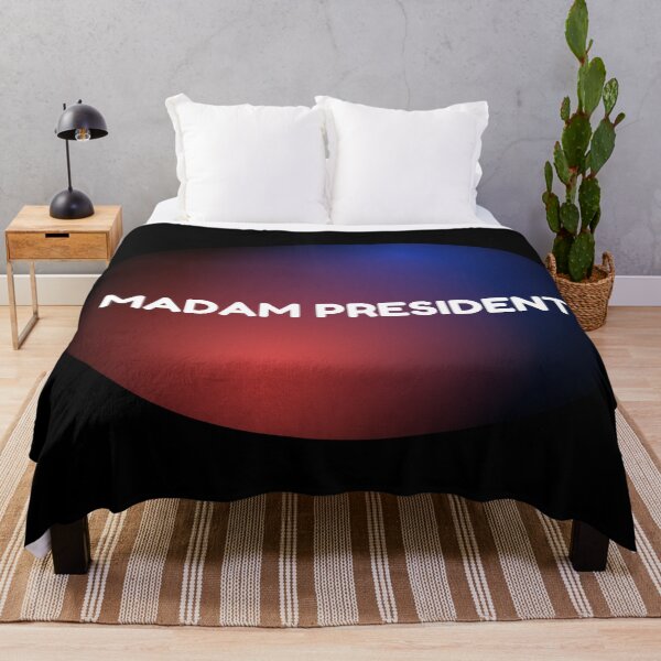 Item preview, MADAM PRESIDENT - A design featuring the American flag colours reflecting the current election polls  designed and sold by Atmosferica.