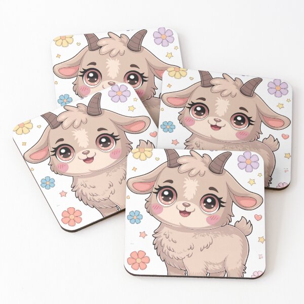 Item preview, Kawaii Goat – Adorable and Whimsical Animal Design designed and sold by nzwasp.