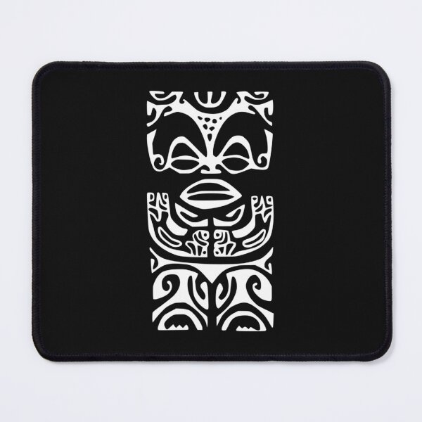 Item preview, TIKI KANE (white) designed and sold by Nesian-Tahiti.