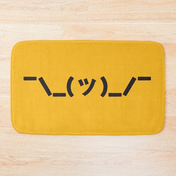 Artikelvorschau, Ascii Shrug Guy Kaomoji-Charakter entworfen und verkauft von Allmanac.