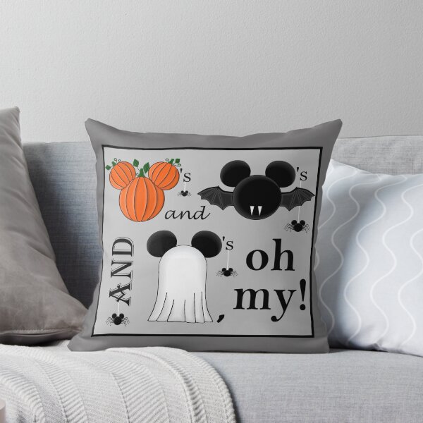 Item preview, Pumpkins and Bats and Ghosts, oh my! (Gray) designed and sold by amygoodman.