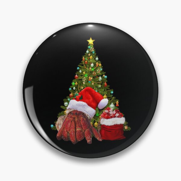 Artikelvorschau, Weihnachtsmann Krabbe Lustiger Weihnachtseinsiedlerkrebsliebhaber entworfen und verkauft von Cat Lady Designs.
