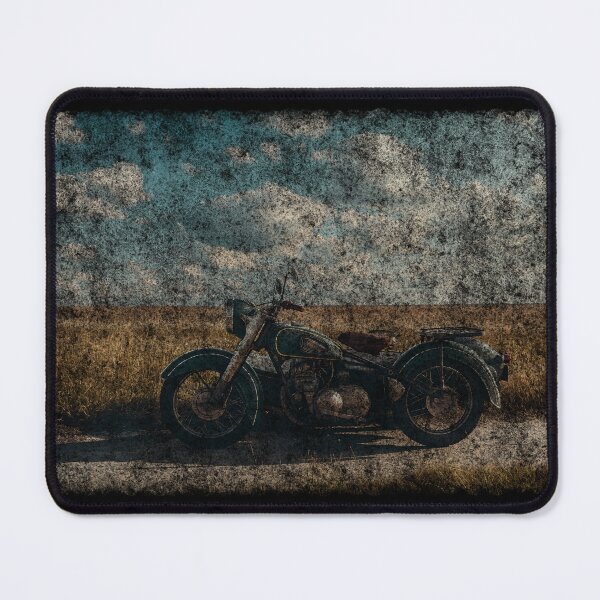 Item preview, Aged print of vintage motorcycle designed and sold by Amberjays.