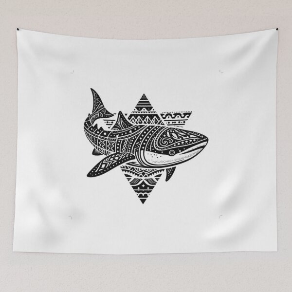 Item preview, Tribal Whale Shark designed and sold by davidbjones254.