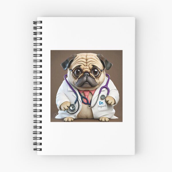 Item preview, pug doctor, Dr Pugsworth designed and sold by pug-maniac.